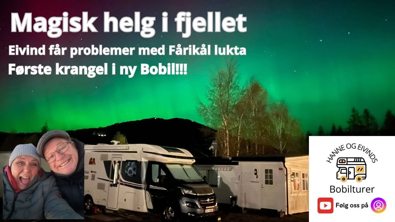 Bobil til den Norske fjellheimen. Lifjell og fårikållag på First camp Bø.