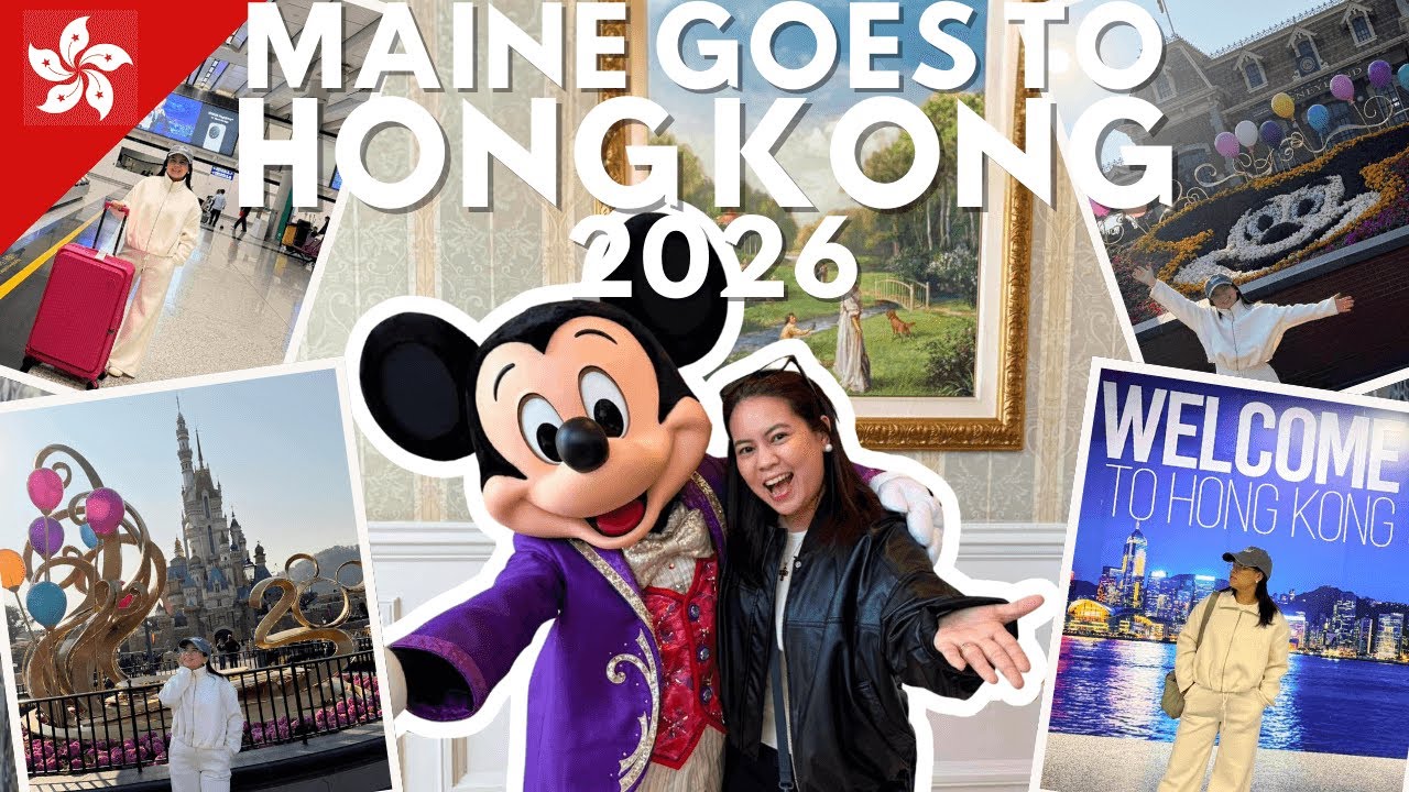 HONG KONG 2026: Arrival Guide + Winter feels + HK Disneyland Hotel + Regala Sky City Hotel Review