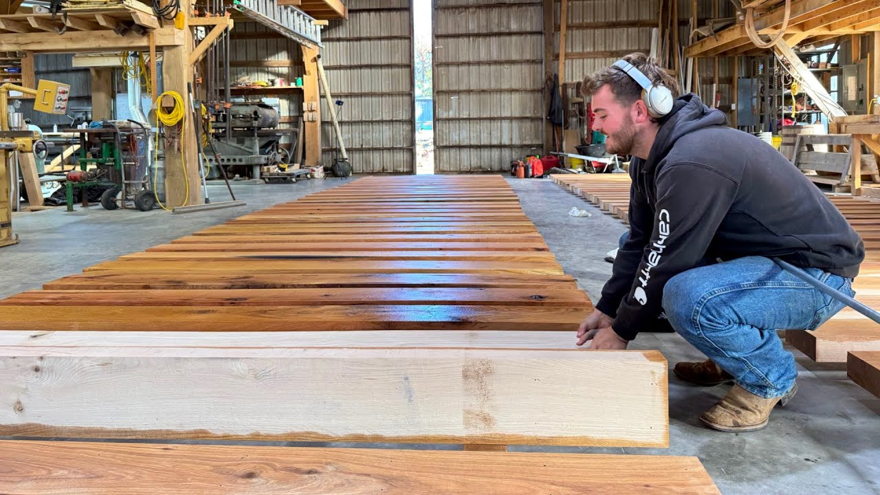 Transforming White Oak: Oil-Based Staining in Action for a Bridge Project