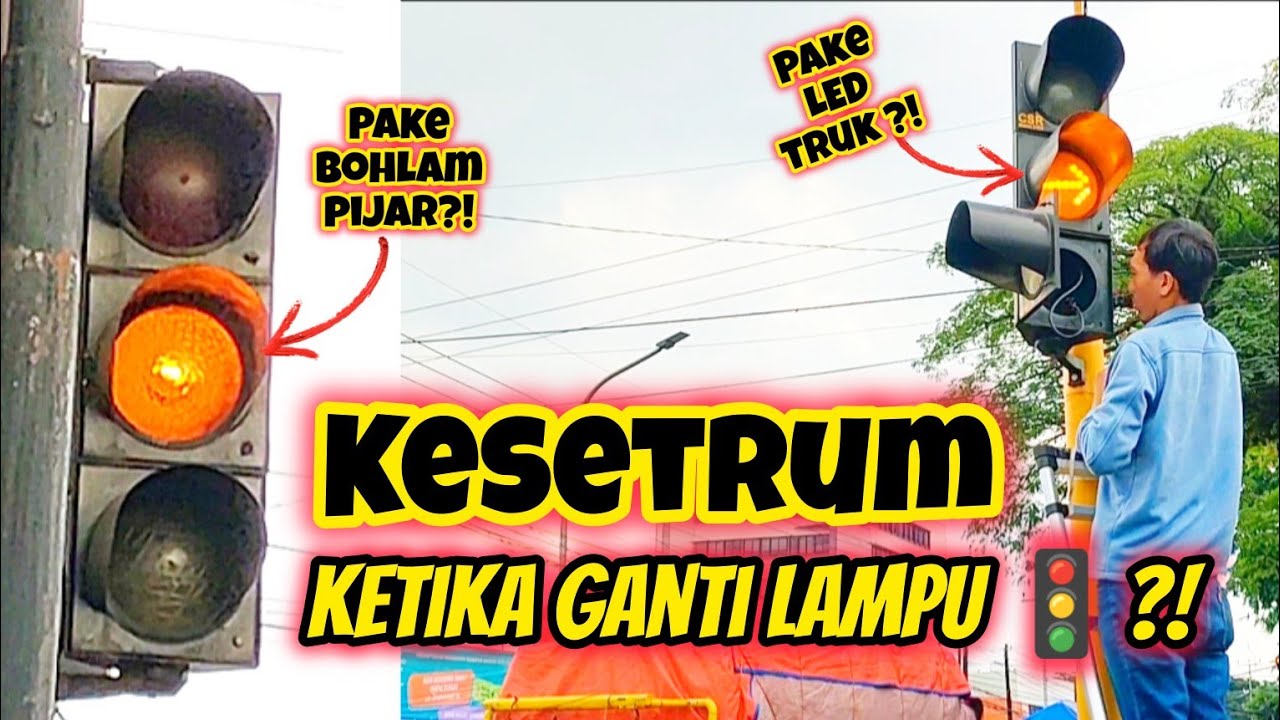 GANTI LAMPU KUNING 🚦 MALAH KESETRUM? DITUTUPIN SPANDUK PULA?|| SIMPANG CIMAREME INDAH, BANDUNG BARAT