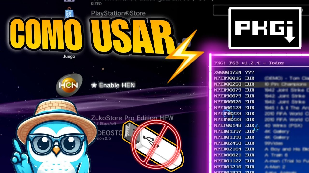 PKGi Como INSTALAR y UTILIZAR en PS3 | DESCARGAS ⚡
