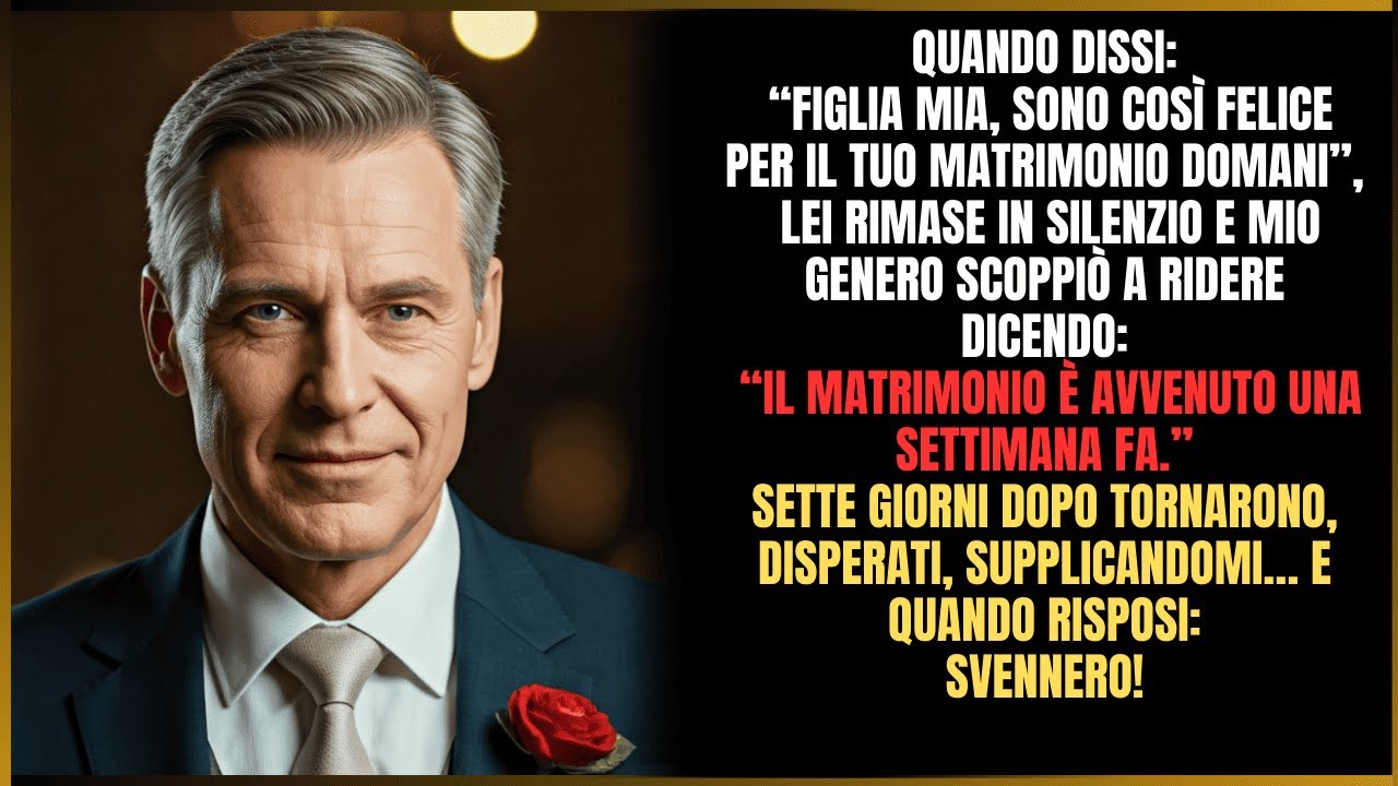 “La mia figlia mi ha esclusa dal matrimonio. Una settimana dopo, si sono inginocchiati per perdono.”