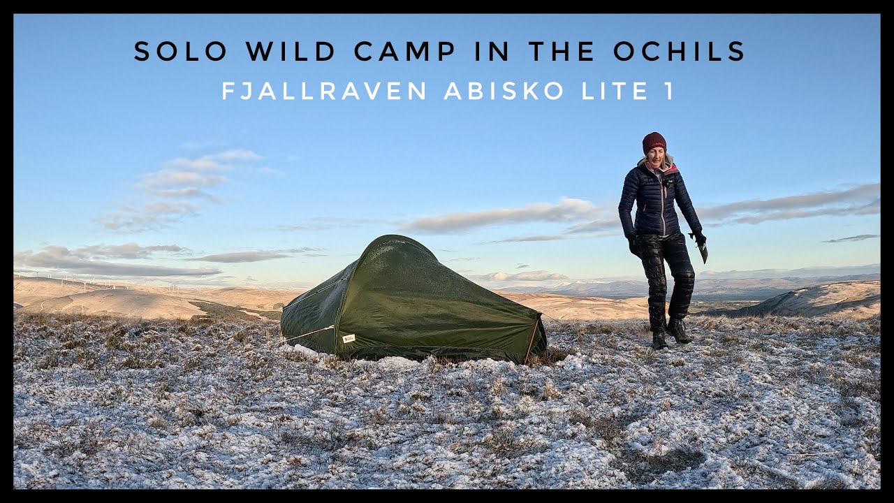 Solo Wild Camp in The Ochils: Fjallraven Abisko Lite 1