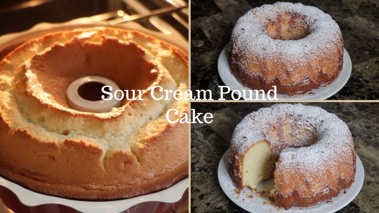 DELICIOSO SOUR CREAM(CREMA AGRIA) POUND CAKE! 🍰 *PERFECTO PARA EL DIA DE ACCION DE GRACIAS!*