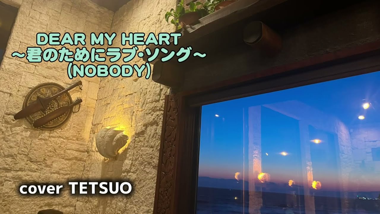 DEAR MY HEART 〜君のためにラブ•ソング〜（NOBODY）cover TETSUO