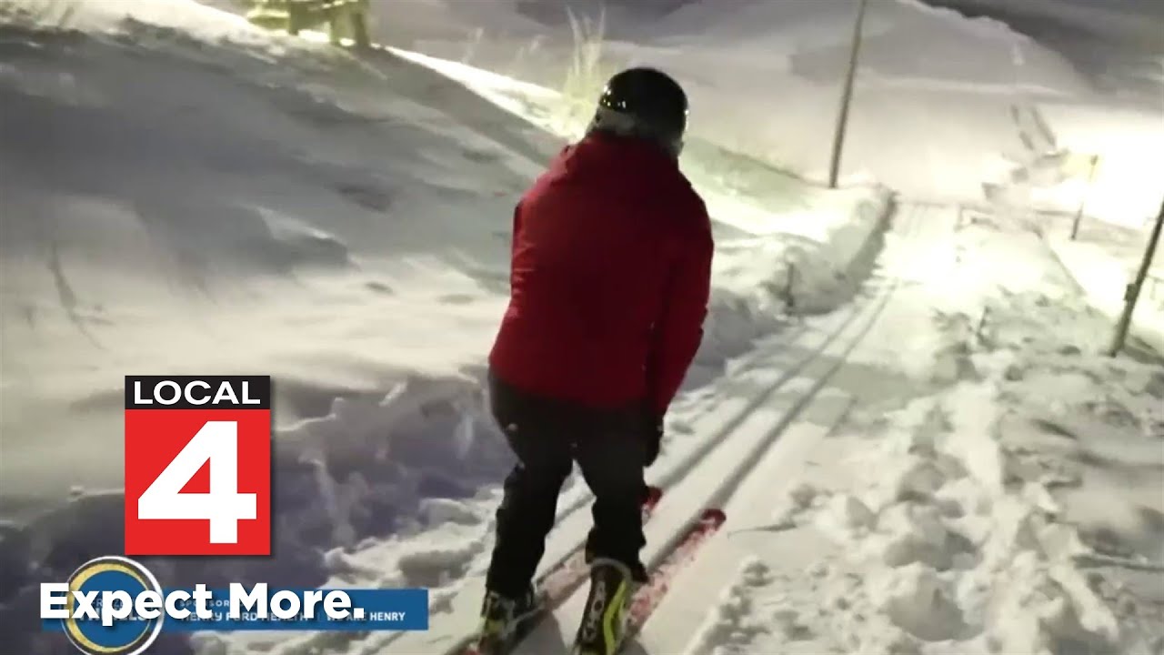 Ty Steele tries ski jumping in honor of Olympics -- and it wasn't disastrous!