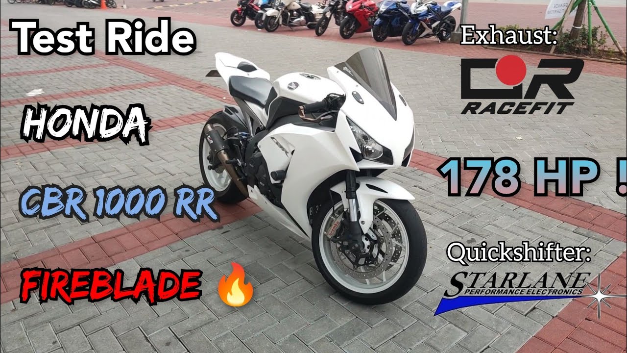 #159 Test Ride Honda CBR 1000 RR Fireblade 2012 2014 2016 models | Starlane Quickshifter | Racefit