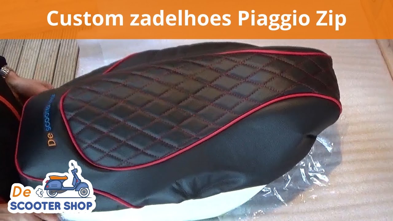 Custom zadelhoes monteren Piaggio Zip | Montagevideo - De Scooter Shop