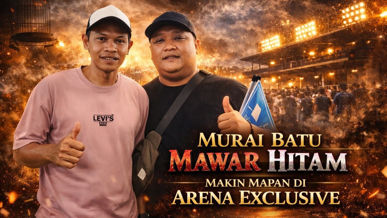 MURAI BATU MAWAR HITAM MR. JOKO BOYOLALI SF MAKIN MAPAN DI ARENA EXCLUSIVE