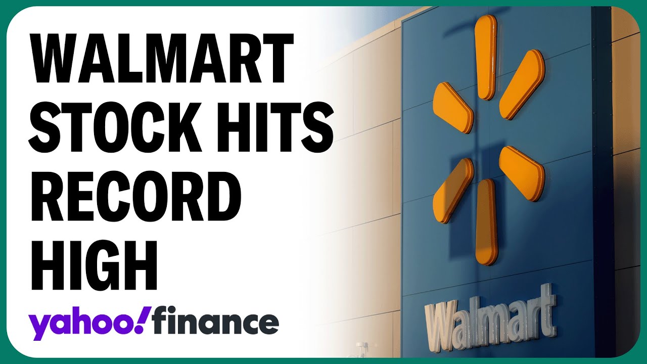 Walmart stock hits record high following earnings