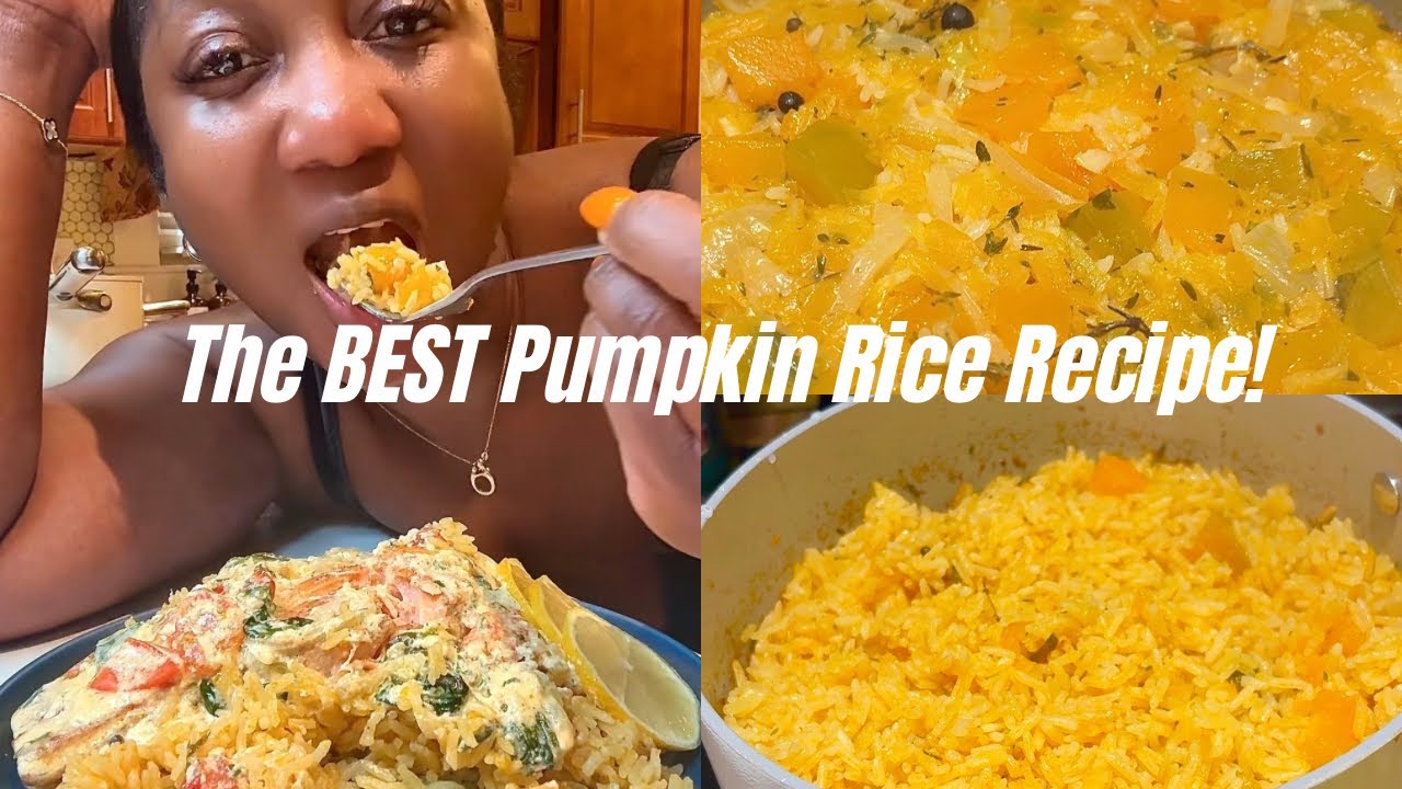 Jamaican Pumpkin Rice Recipe | Easy One Pot Caribbean Rice 