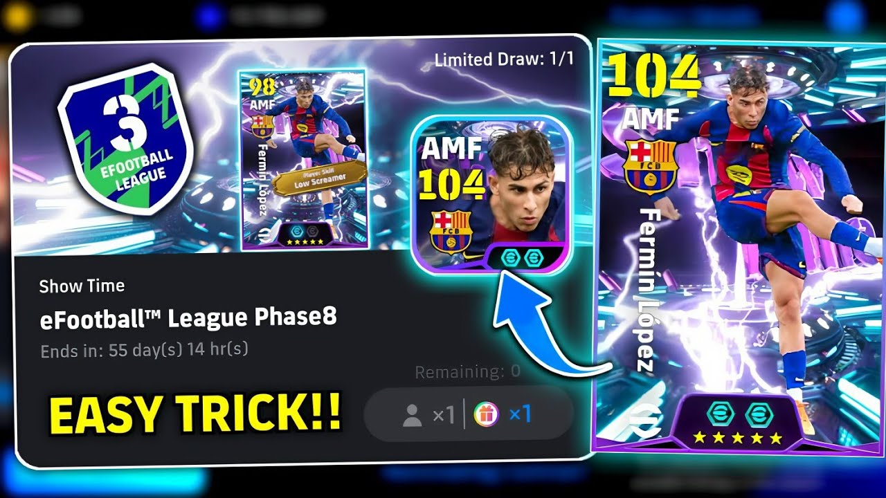 Самый простой способ получить БЕСПЛАТНО Фермина Лопеса в eFootball 2026 Mobile 😱