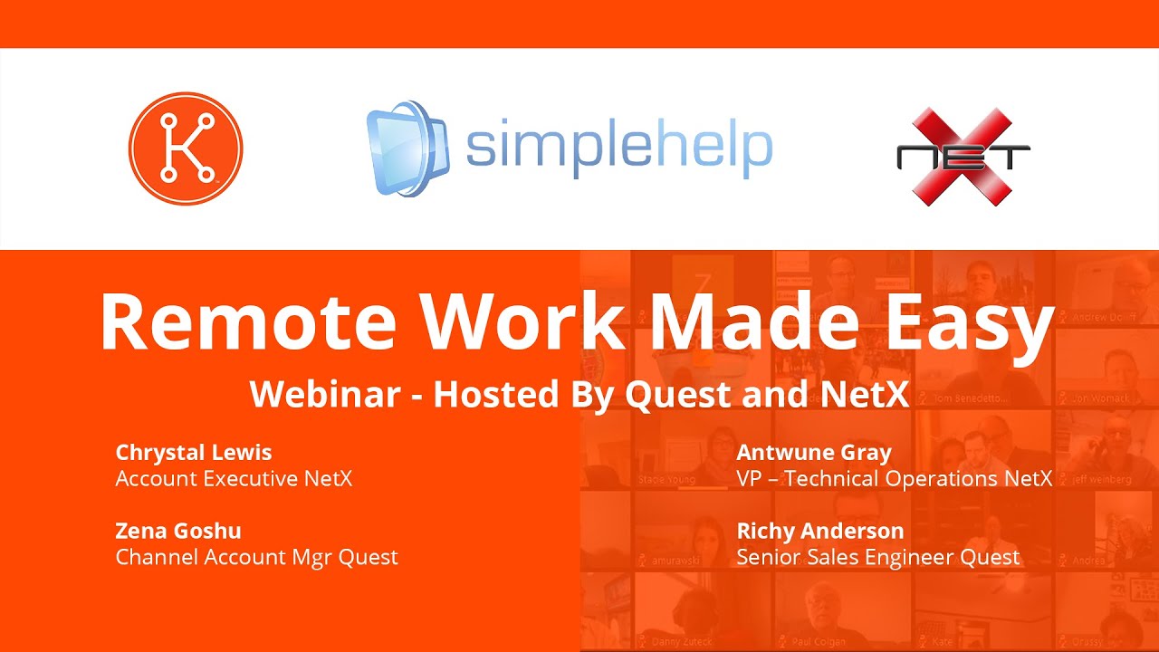 Remote Support Made Easy - KACE SimpleHelp Webinar June 30th