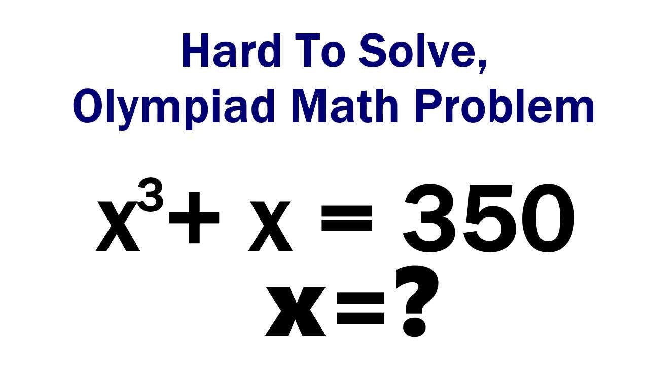 99% Can’t Solve This Olympiad Math Problem | Can You?