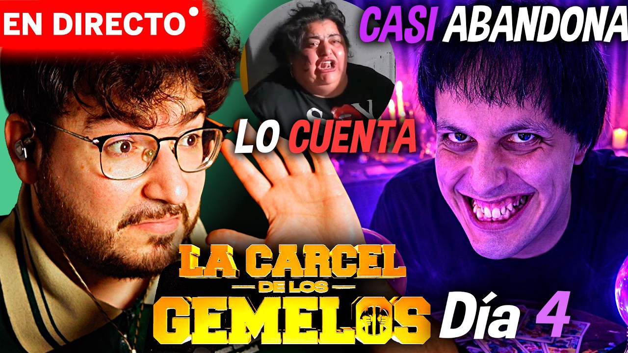 🔴 MAXI MILLER ¿ABANDONA? y LA FALETE cuenta LO DE SU PADRE en LA CÁRCEL DE LOS GEMELOS - DÍA 4