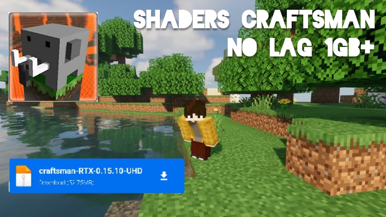 SHADER CRAFTSMAN/MASTERCRAFT REALISTIC (APK+LINK DOWNLOAD)