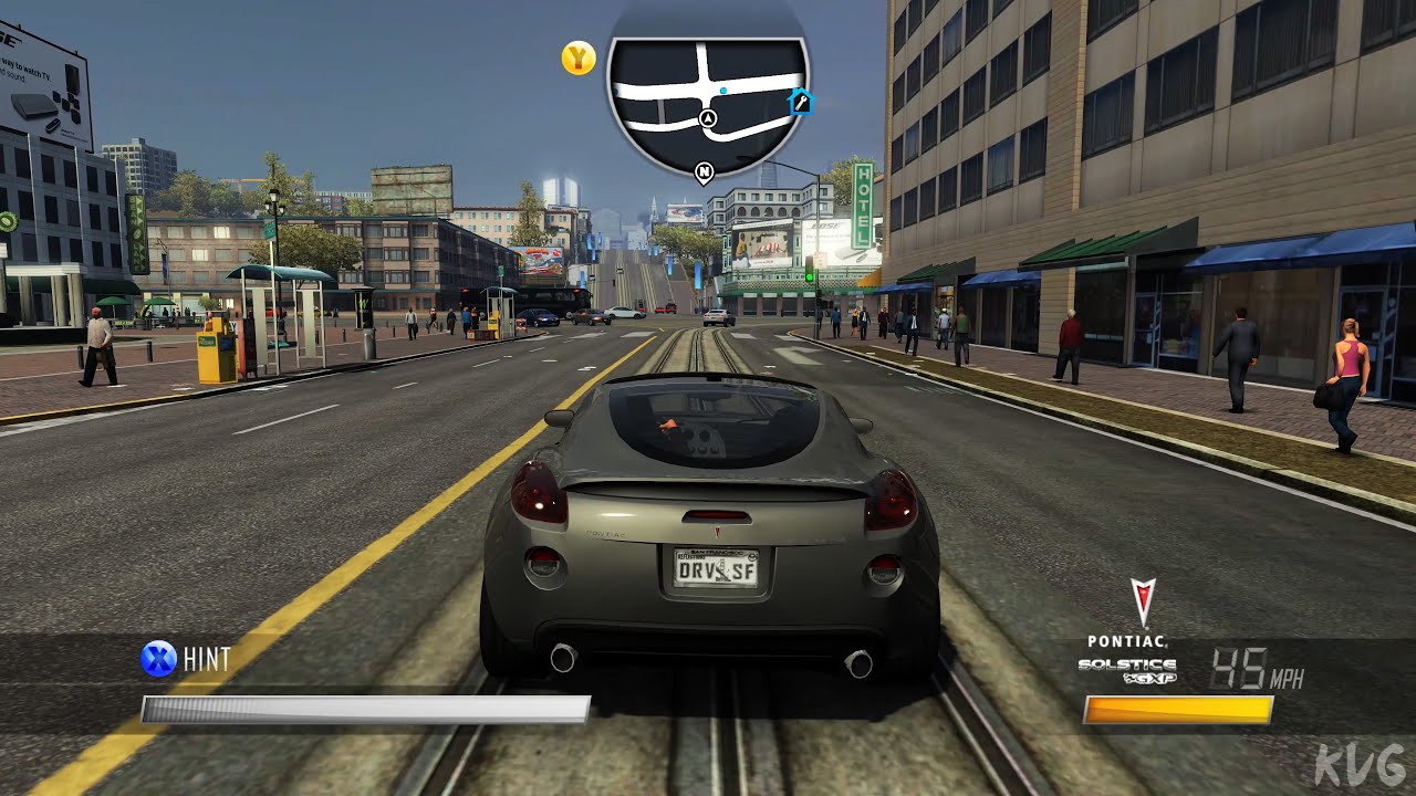 Driver San Francisco - Pontiac Solstice GXP - Open World Free Roam Gameplay (PC UHD) [4K60FPS]