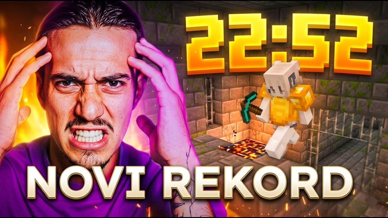 NUGATO SPEEDRUN U MINECRAFTU! *oborio rekord*