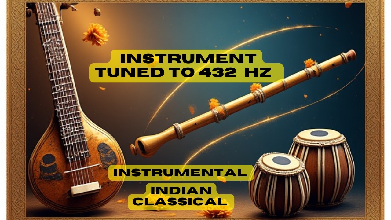 432 HZ INDIAN CLASSICAL INTRUMENTS||Ideal for , prayer, yoga and soulful remembrance of the Divine||
