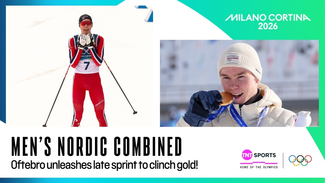 Norway's Oftebro wins men's nordic combined gold at Milan-Cortina 🥇 | Winter Olympics 2026