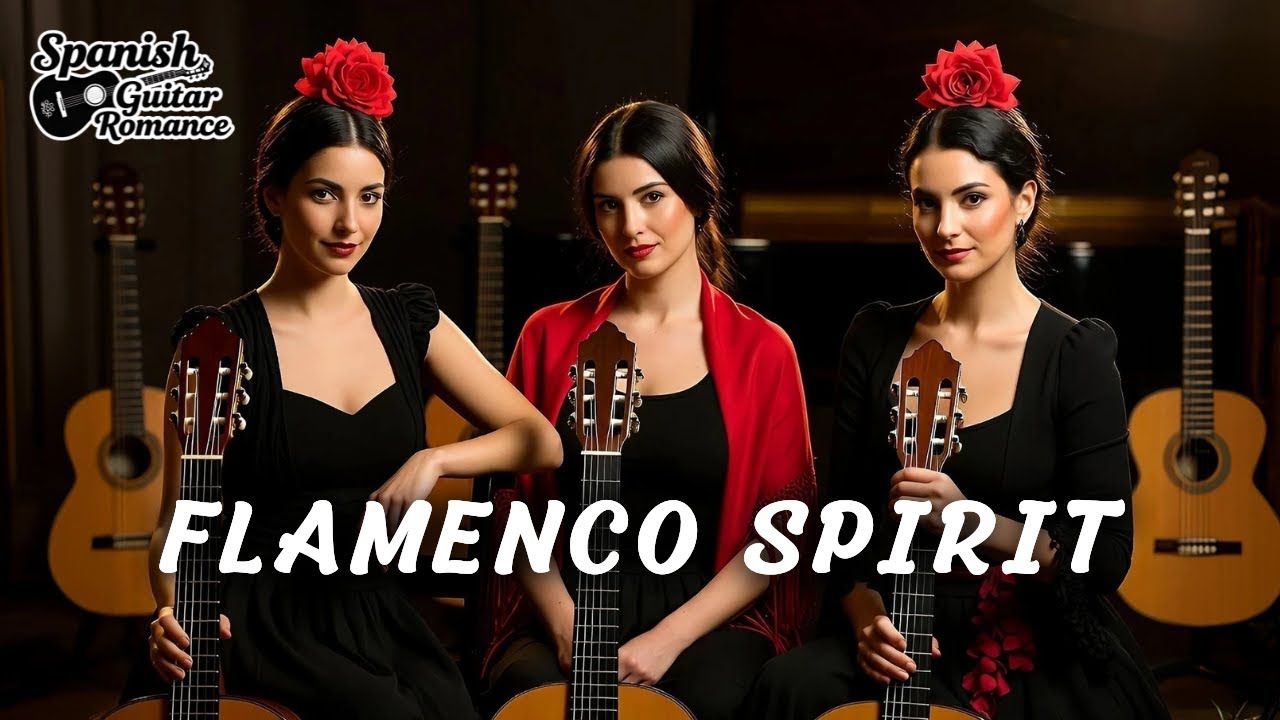 Flamenco Spirit • 1 Hour Spanish Guitar Trio Instrumental for Passion & Andalusian Soul