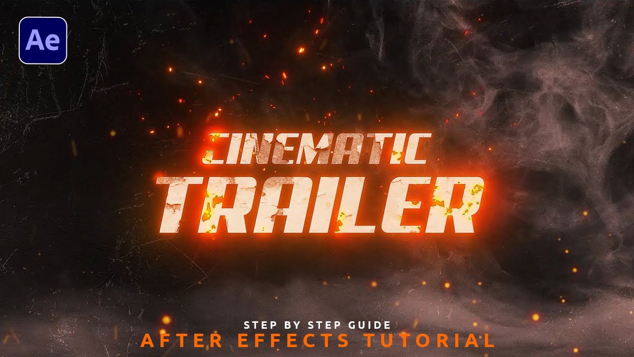 Cinematic Trailer Title Animation || After Effects Tutorial 2024 || Urdu  / हिंदी