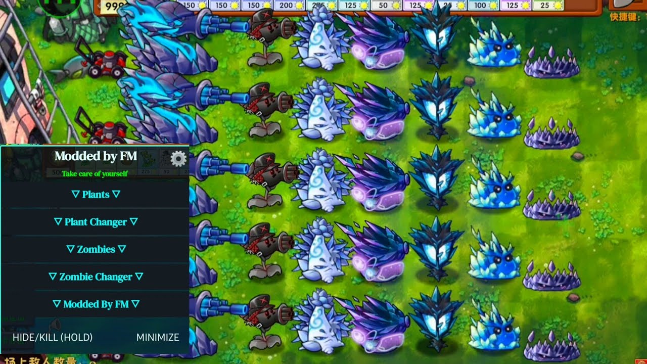 PVZ FUSION 2.6.1 MOD MENU ANDROID || DIAMOND POTATO NUT (NEW PLANTS)