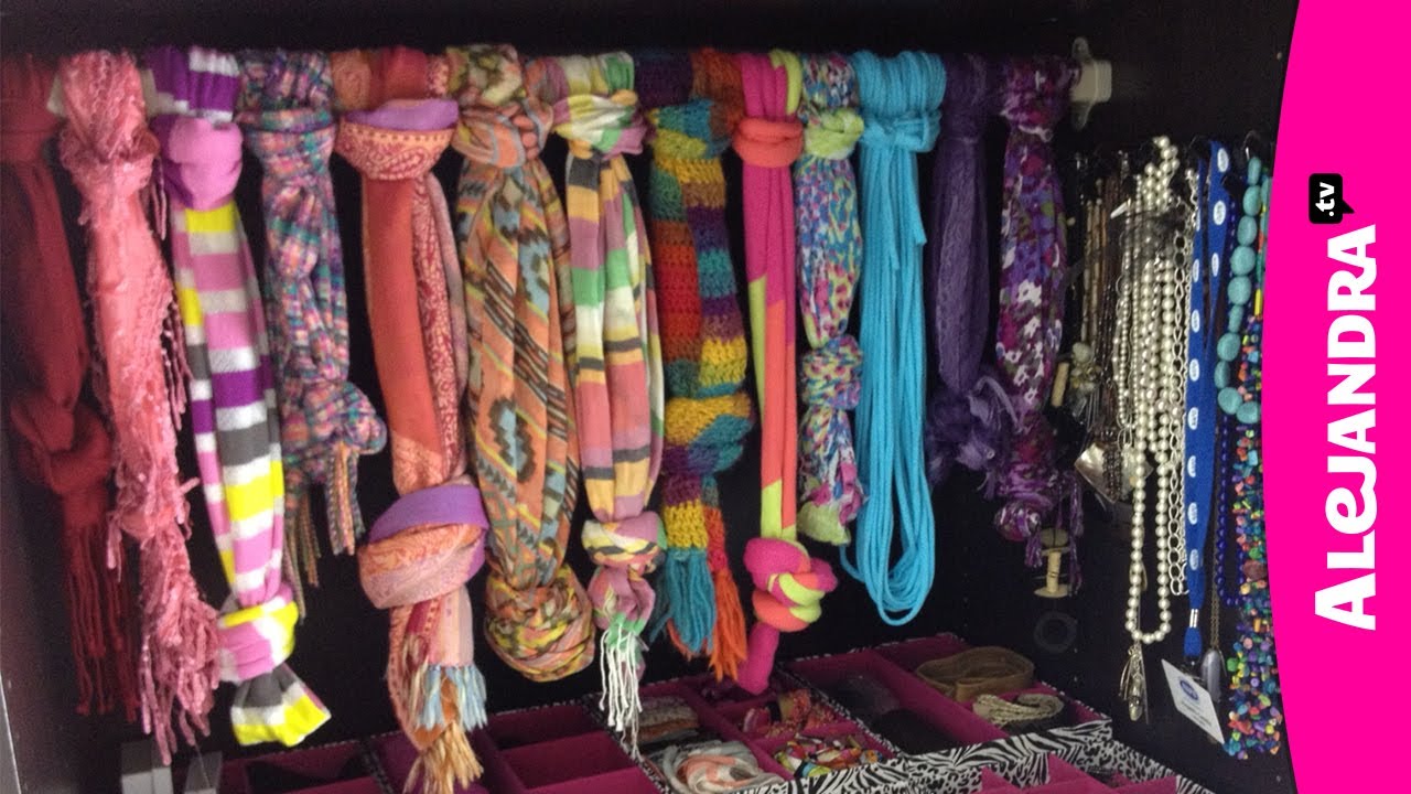 How to Organize Jewelry, Purses, Hats, & Scarves In The Closet