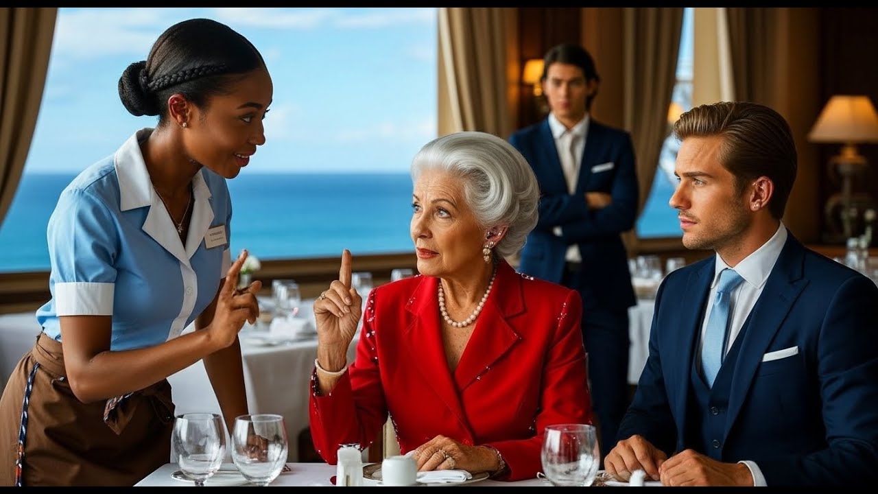 BLACK Waitress Serves DEAF Grandmother of a Millionaire – Her SECRET SHOCKED Everyone