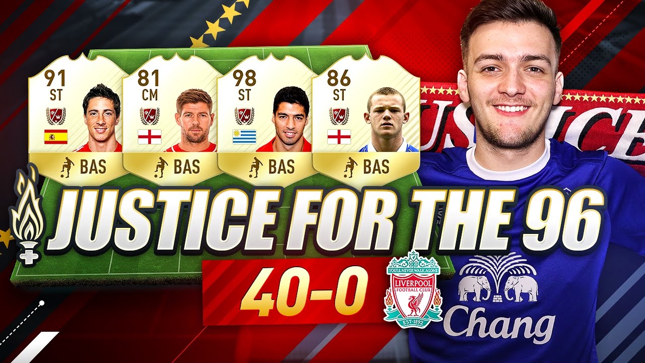 JFT96 HILLSBOROUGH TRIBUTE! 40-0 CHARITY FUT CHAMPIONS!!