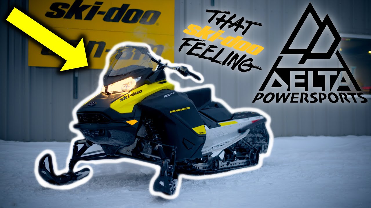 2021 Ski-Doo Renegade 600 ACE (Full Walk Around and Test Drive)