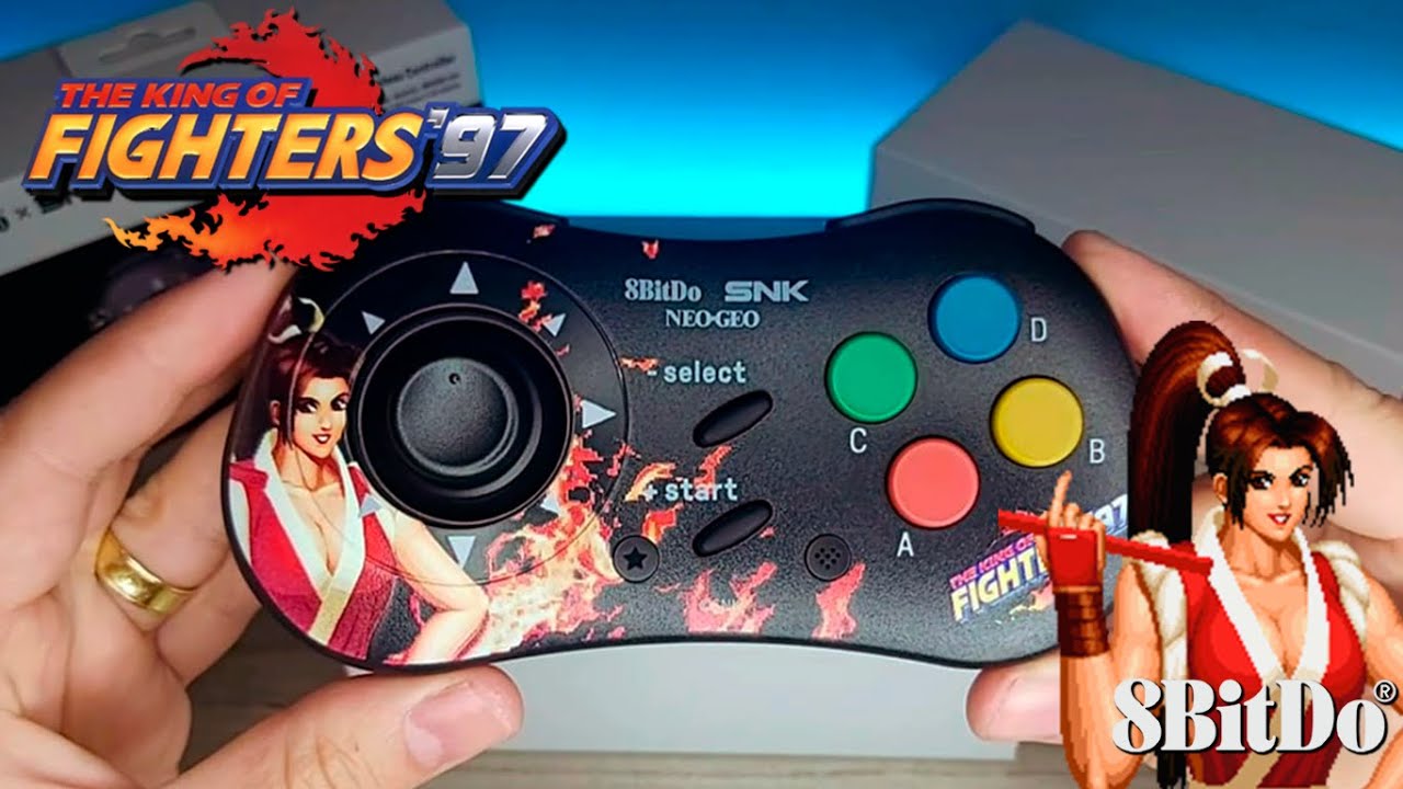 8BitDo x SNK NEOGEO Controller (Limited Edition: Mai Shiranui) Unboxing e Gameplay