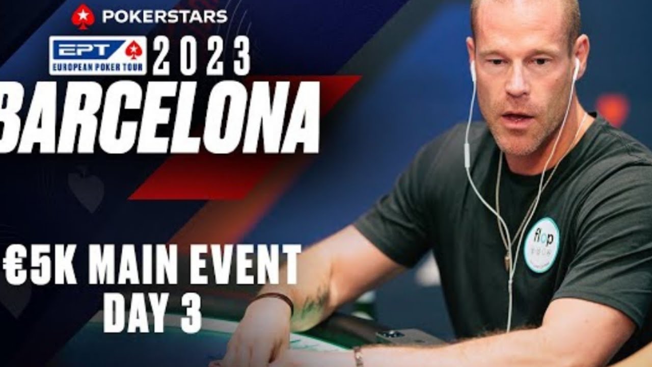 Knockout Hand EPT Barcelona 2023 -£5k Main Event DAY 3 Hand Number 24