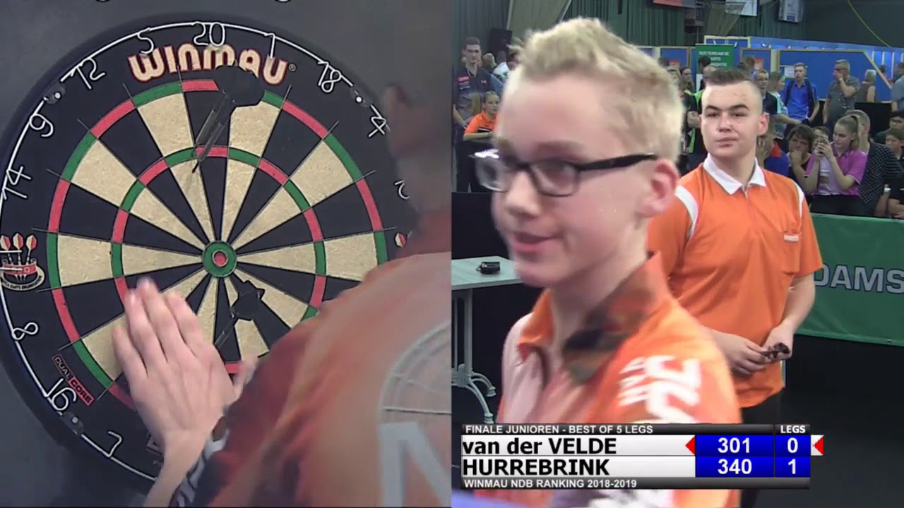 Finale 2e NDB 2018/2019 Open Rotterdam: Jurjen van der Velde - Wesley Hurrebrink