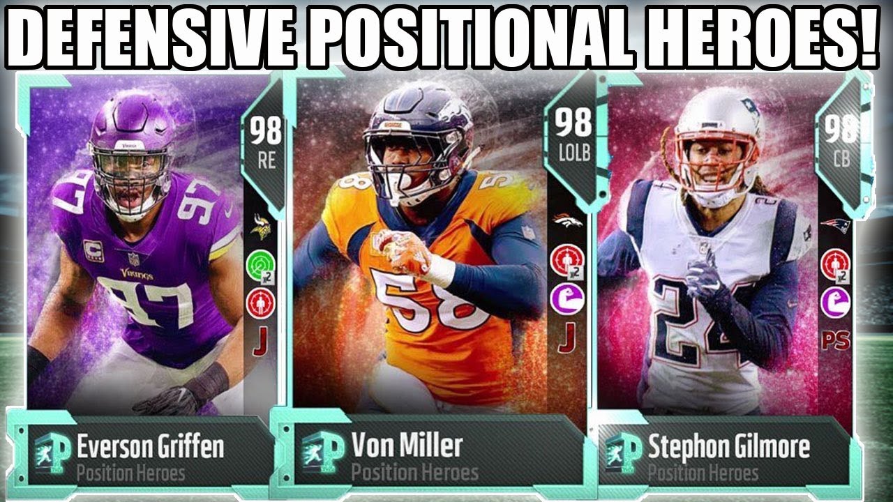 FREE POSITIONAL HERO! ALL DEFENSIVE POSITIONAL HEROES RELEASED! | MADDEN 18 ULTIMATE TEAM