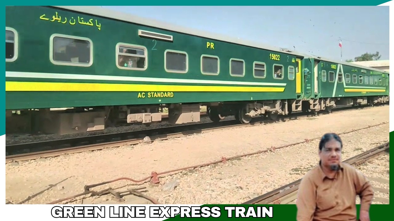 Green Line Express Train Review | Pakistan Railways Luxury Train🚆