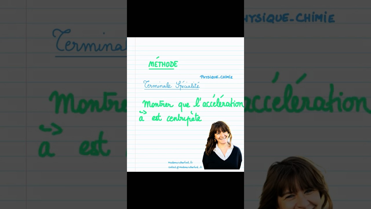 BAC_ Démo _Acceleration centripete #mecanique  #bac
