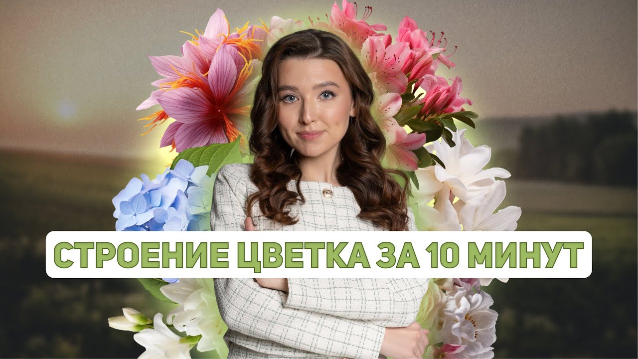 СТРОЕНИЕ ЦВЕТКА ЗА 10 МИНУТ | ОГЭ |  БИОЛОГИЯ
