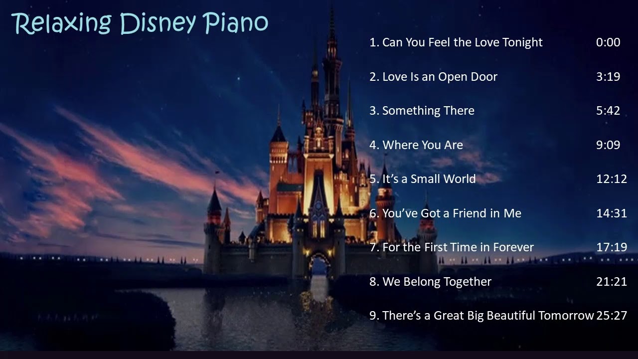 30 Minutes Disney Piano Relaxing Music