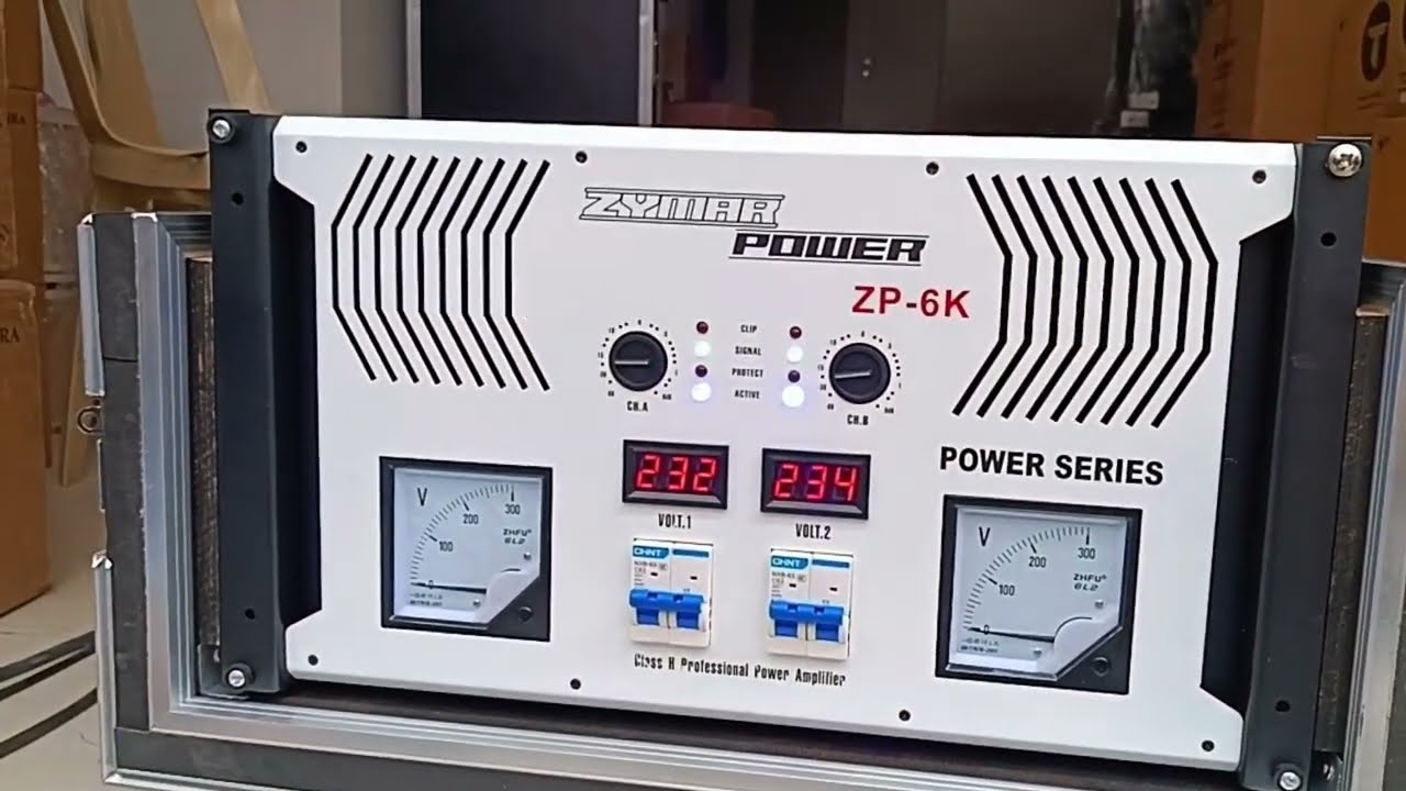 Ma reel's na naman ang Zymar Power ZP-6K power amplifier 
