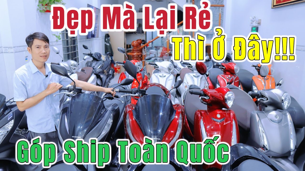 Vừa Đẹp Vừa Rẻ Xả Hết Clip Này Ăn Tết Có PCX, Grande Lướt, Jupiter, Tay Ga Rẻ Có Góp Tại Phi Tiến