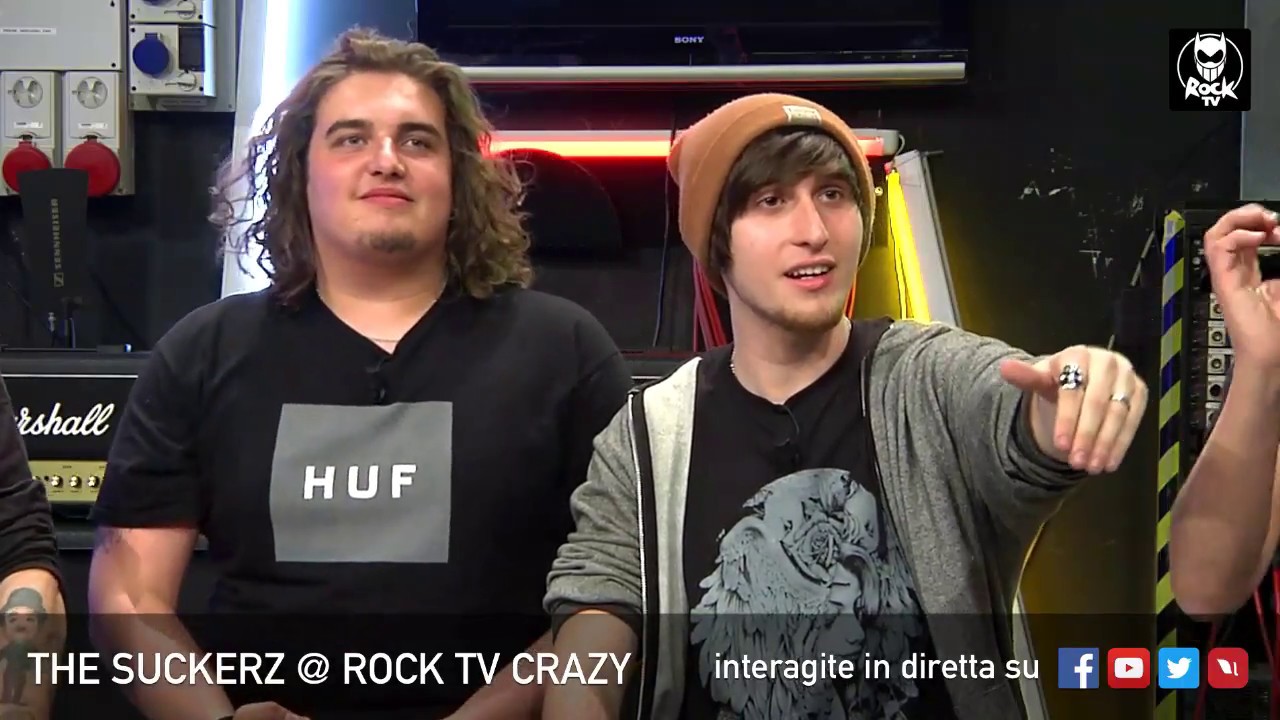 THE SUCKERZ A ROCK TV CRAZY LIVE SU ROCK TV 🤡😂📲
