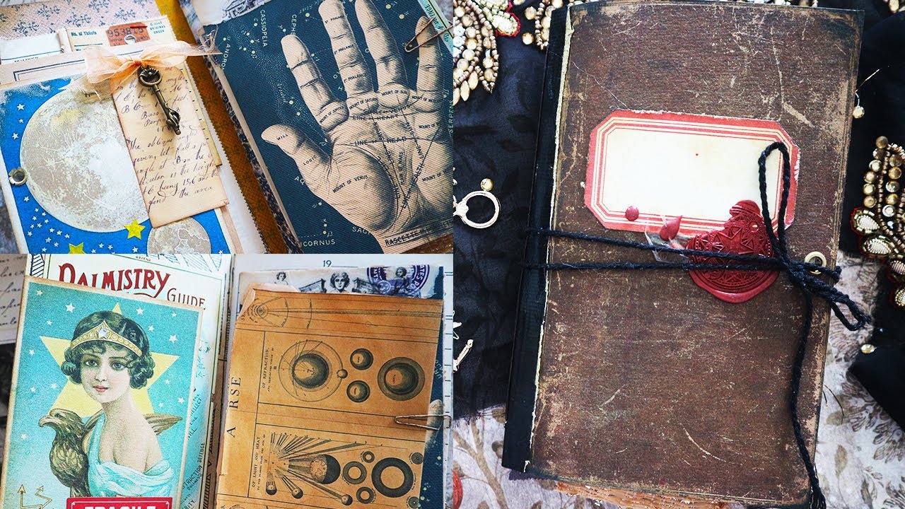 Vintage Celestial Junk Journal - The Graphics Fairy DT Project