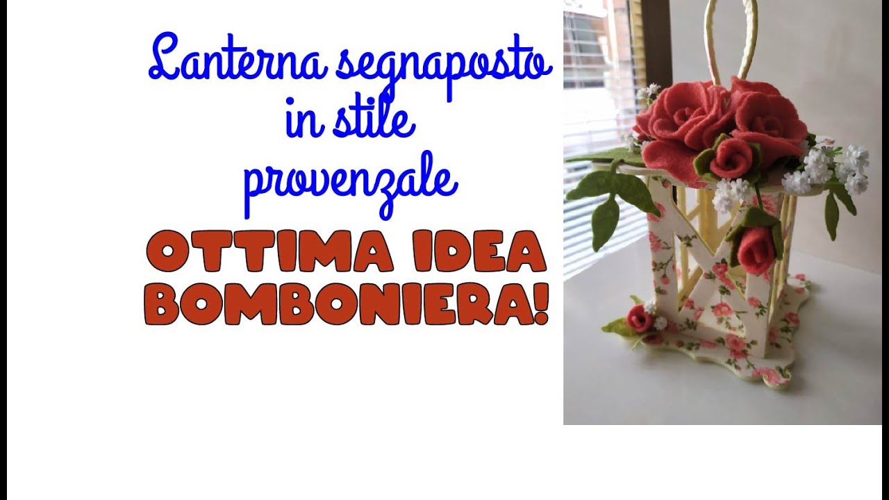 Lanterna segnaposto in stile provenzale - ottima idea bomboniera! #lanterna #bomboniera #segnaposto
