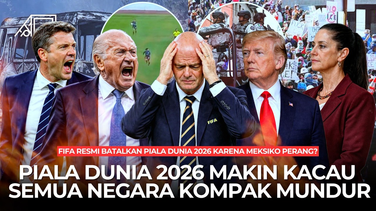 Inggris Skotlandia Spanyol Resmi Mundur dari Piala Dunia? Imbas Meksiko AS Kacau Tuan Rumah Tak Aman
