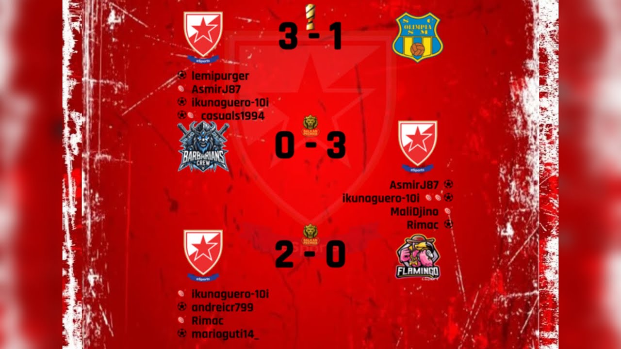 Crvena Zvezda eSport - VPG Balkan (S16 W6) & VPG EU (S17 W6)