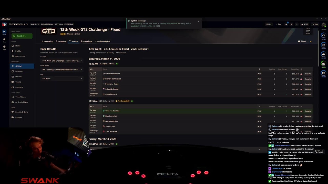 GT3 Sebring | #iRacing
