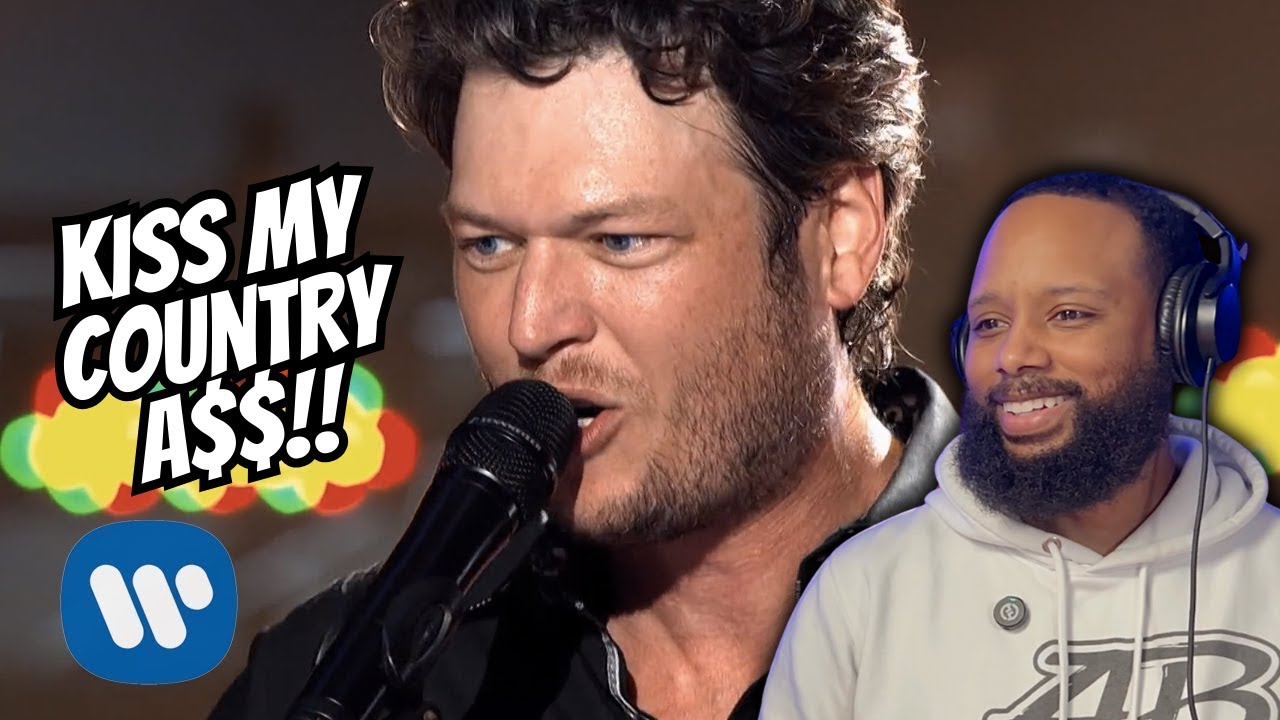 First Time Hearing Blake Shelton - 'Kiss My Country Ass' | Country Music Reaction!