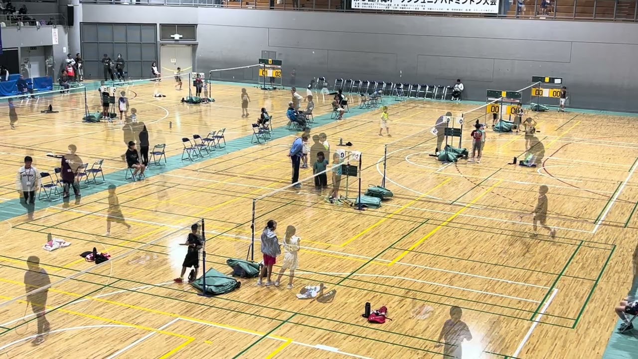 第5回沖縄オープンジュニアバドミントン大会 リーグ戦　2026.1/10