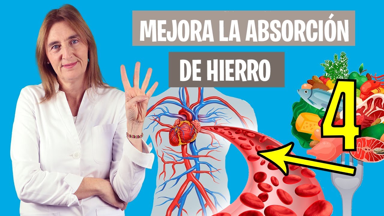 4 ALIMENTOS que IMPIDEN la ABSORCI&Oacute;N de HIERRO | Mejorar la absorci&oacute;n de hierro | Nutrici&oacute;n cl&iacute;nica